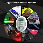 Waterproof Car Led Strobe Light With Remote Control