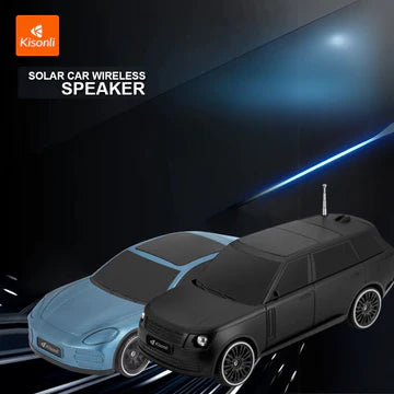 Kisonli Bluetooth Speaker Car Model Speaker with Solar Charging Function Wireless Speaker