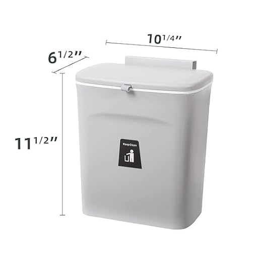 Wall-Mounted Kitchen Trash Bin – Hanging Cabinet Organizer