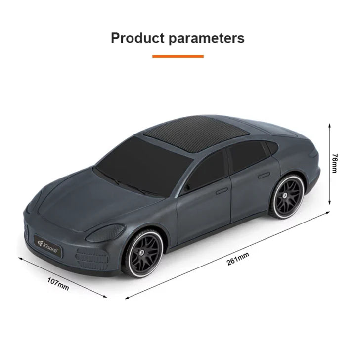 Kisonli Bluetooth Speaker Car Model Speaker with Solar Charging Function Wireless Speaker