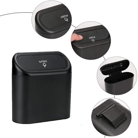 Car Trash Can with Lid Leakproof