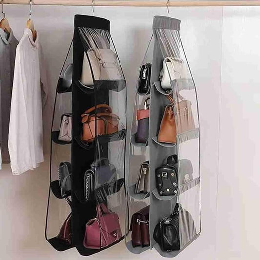 Hanging Handbag Organizer – Multi-Layer Dustproof Storage