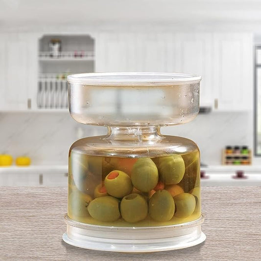 Food Container with Strainer Flip Airtight Lid