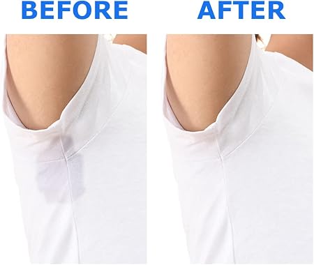 Disposable Underarm Sweat Pads, Odor-Blocking Protection