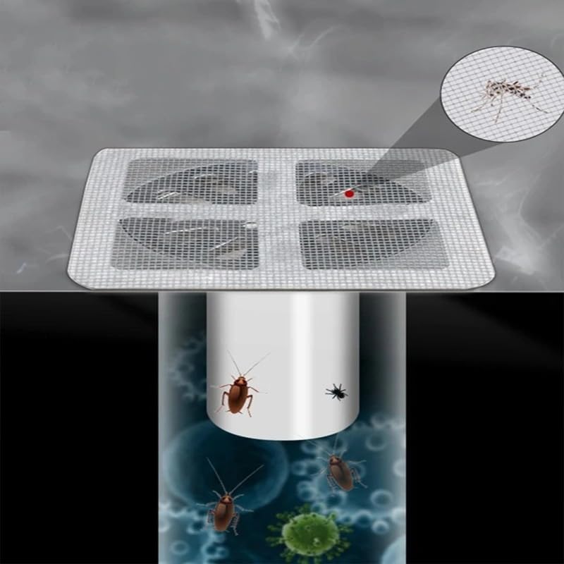 Hair Catcher Waterproof Mesh Stickers