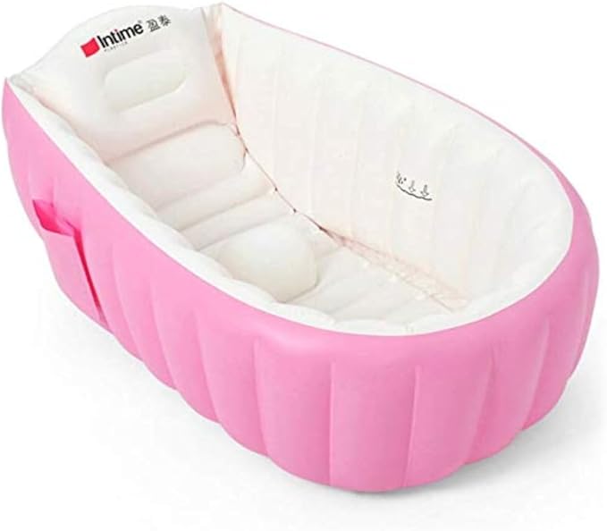 Portable Inflatable Baby Bathtub โ Foldable Travel Bath Tub