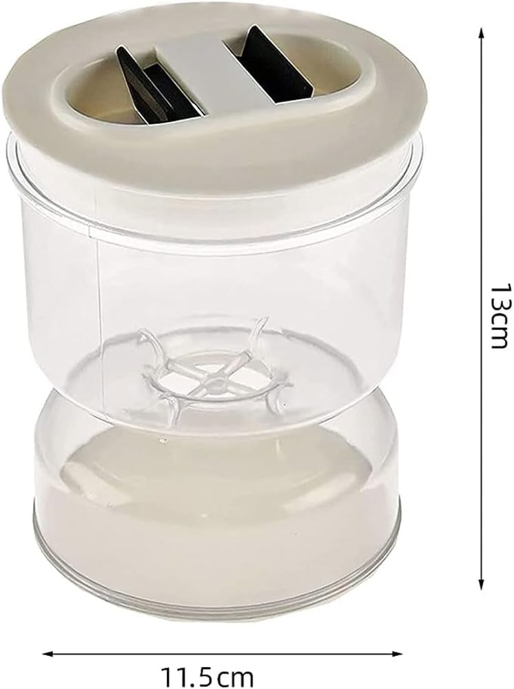 Food Container with Strainer Flip Airtight Lid
