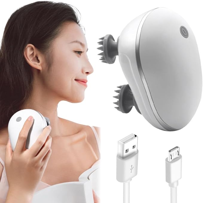 Electric Scalp Massager – Waterproof Deep Relaxation Brush