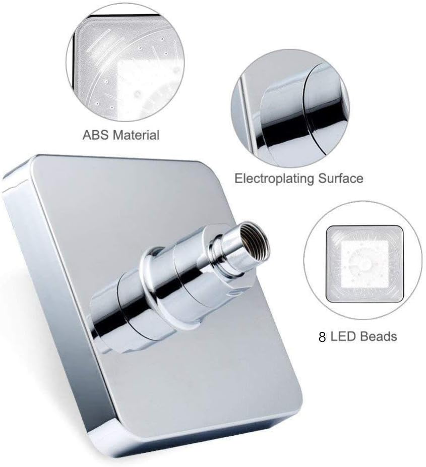 Shower Head 3 Colors Changing LED