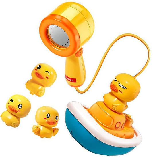 Kids Duck Bath Fountain Toy – Electric Water Spray Fun