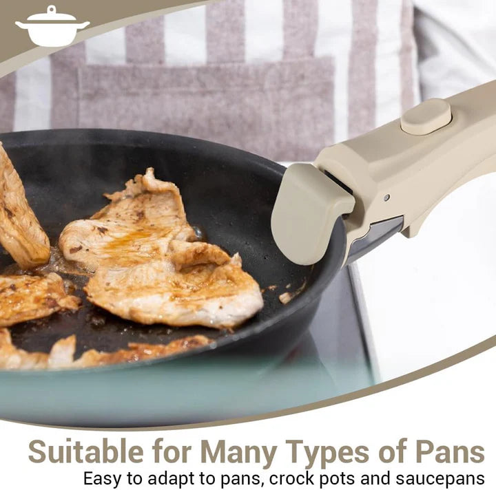 Detachable and Removable Handle for Cookware