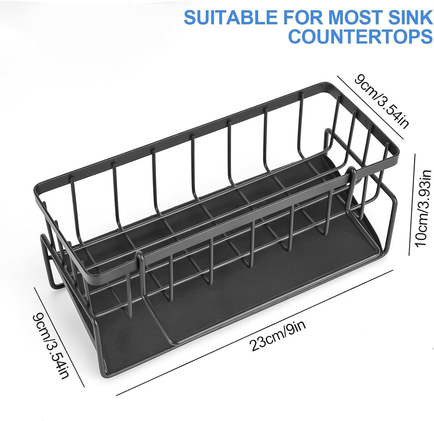 Adjustable Stainless Steel Dish Rack for Sponge