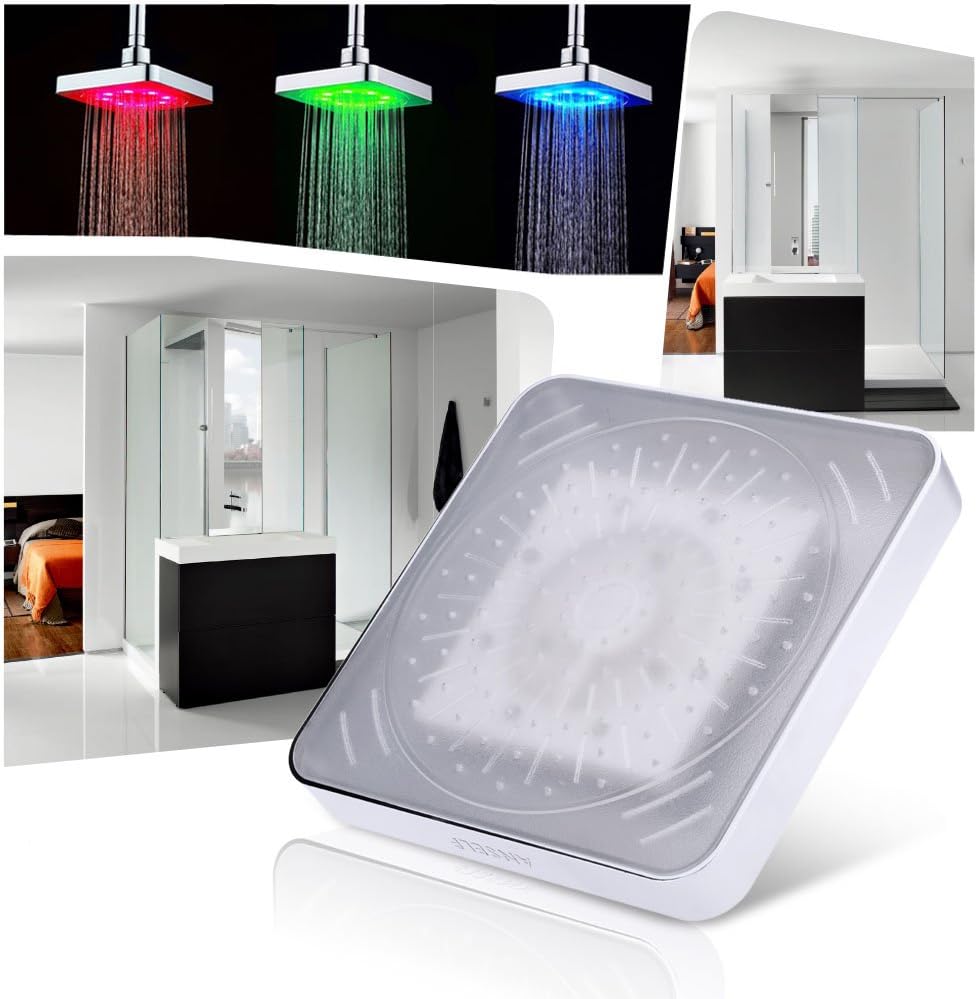Shower Head 3 Colors Changing LED
