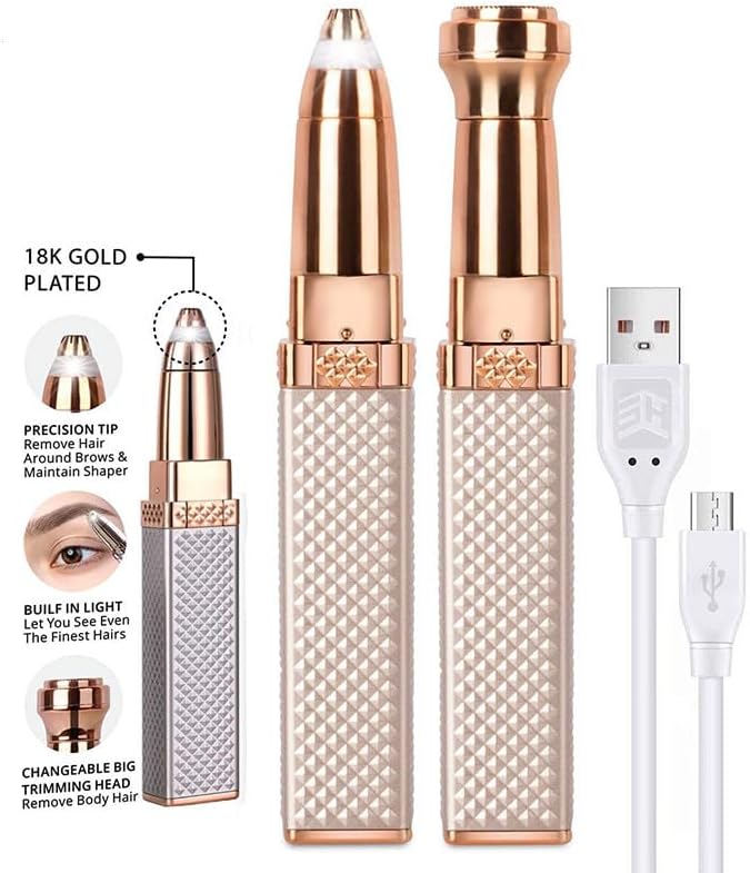 2 in 1 Facial Hair Removal Skin Care Tool