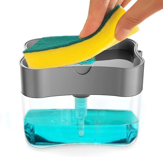 2 in 1 Soap Pump Plastic Dispenser