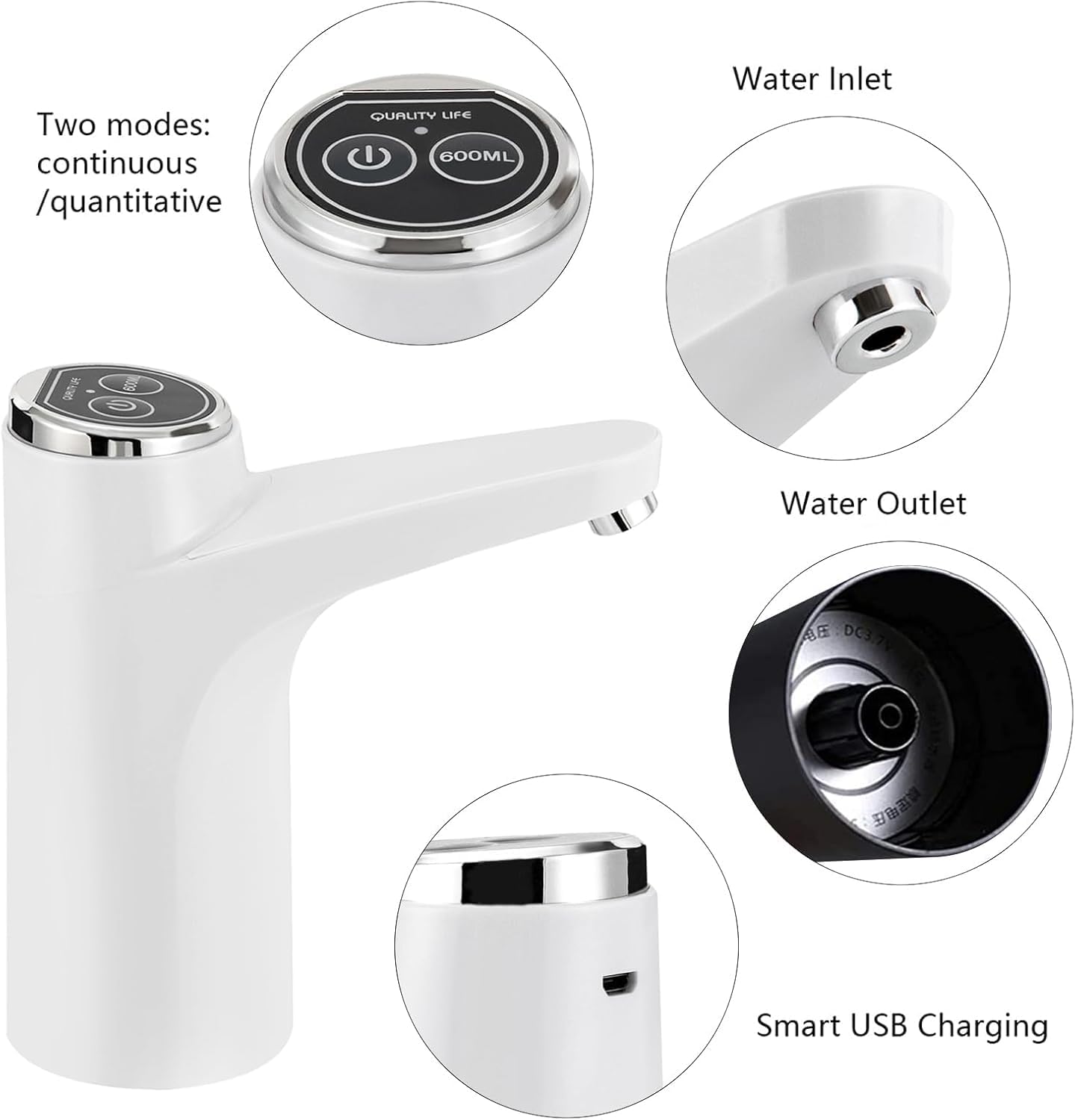 Rechargeable Water Dispenser Pump