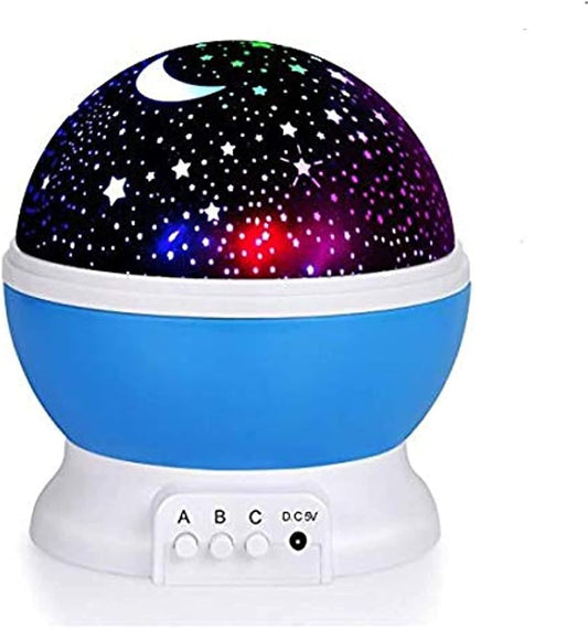 LED Baby Night Light Moon Star Projector 360 Degree Rotation