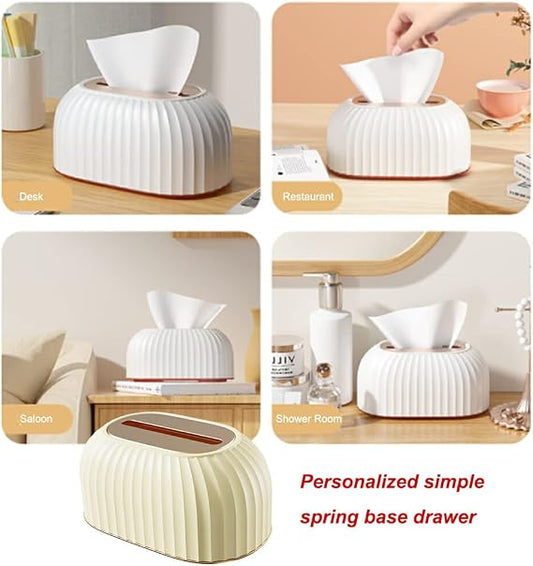 Spring-Lift Tissue Box Holder-B 🧻✨
