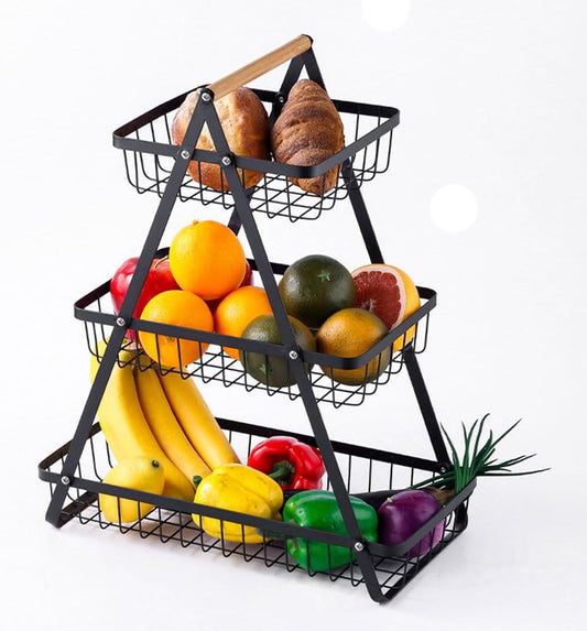 3 Tier Iron Storage Basket