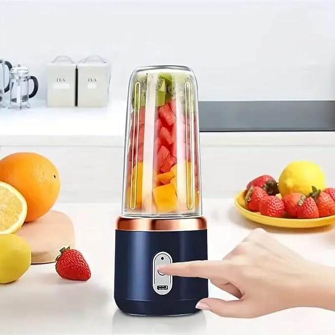 Portable USB Blender โ 6 Blades, Rechargeable Smoothie Maker ๐ต๐ฅค