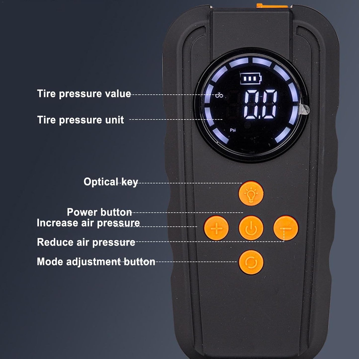 Inflatable Car Pump Jump Starter