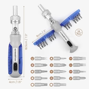 15 in 1 Magnetic Ratchet Screwdriver Set β Multi-Angle Adjustable Tool Kit for DIY Repairs
