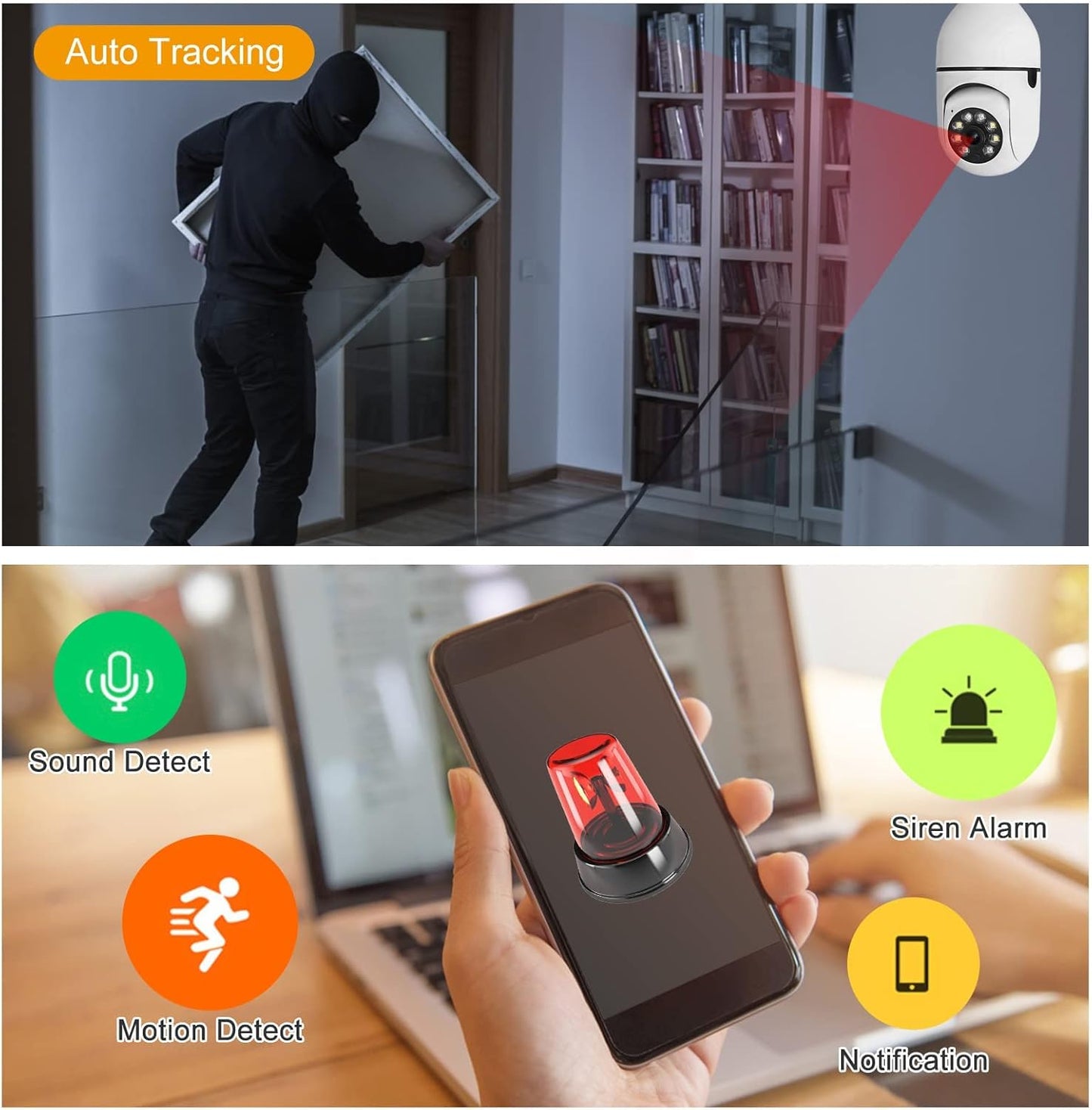 Dome Surveillance HD Night Vision Socket Camera