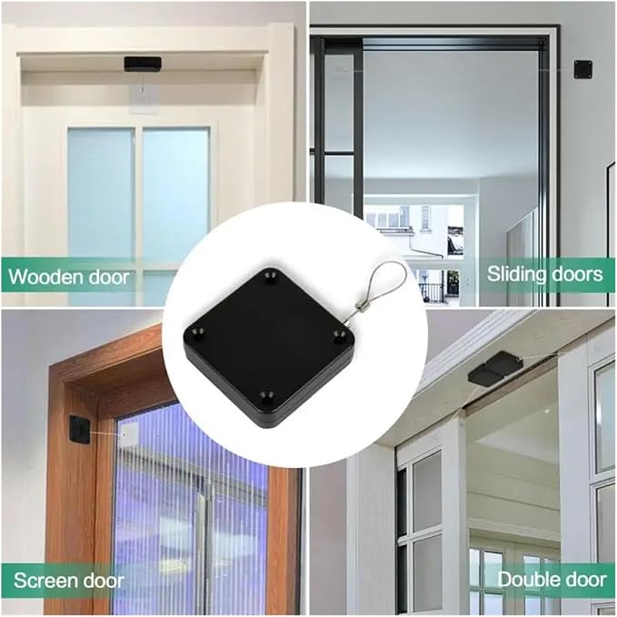 Automatic Door Closer โ Punch-Free ๐ช๐