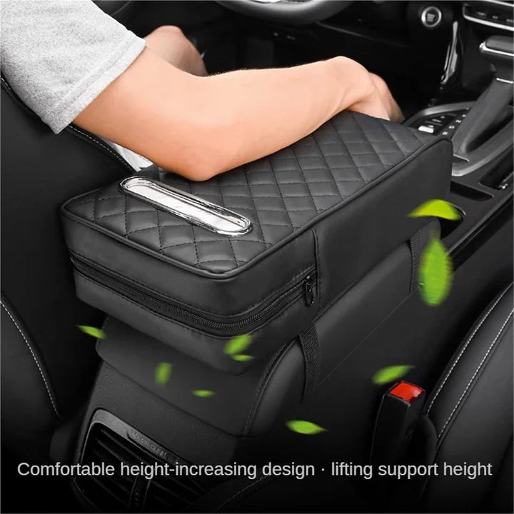 Upgrade Car Console Armrest Pad with Tissue Box