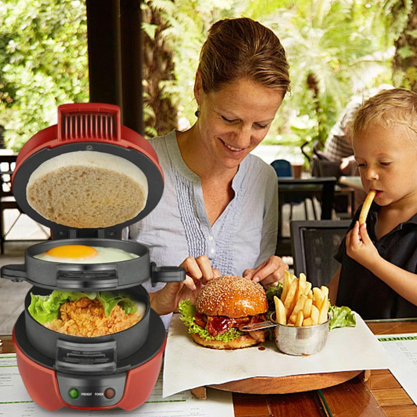 RAF Burger Maker 600W