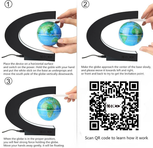 MECO Electronic Magnetic Levitation Globe