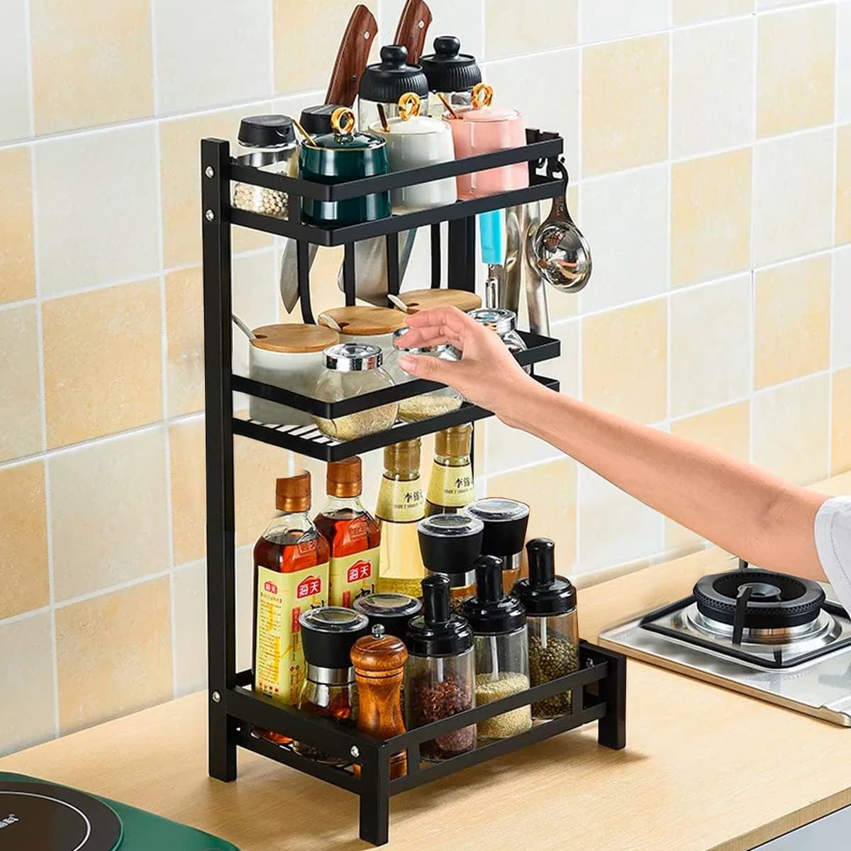 Steel Rack Spice Rack- 3 Rack