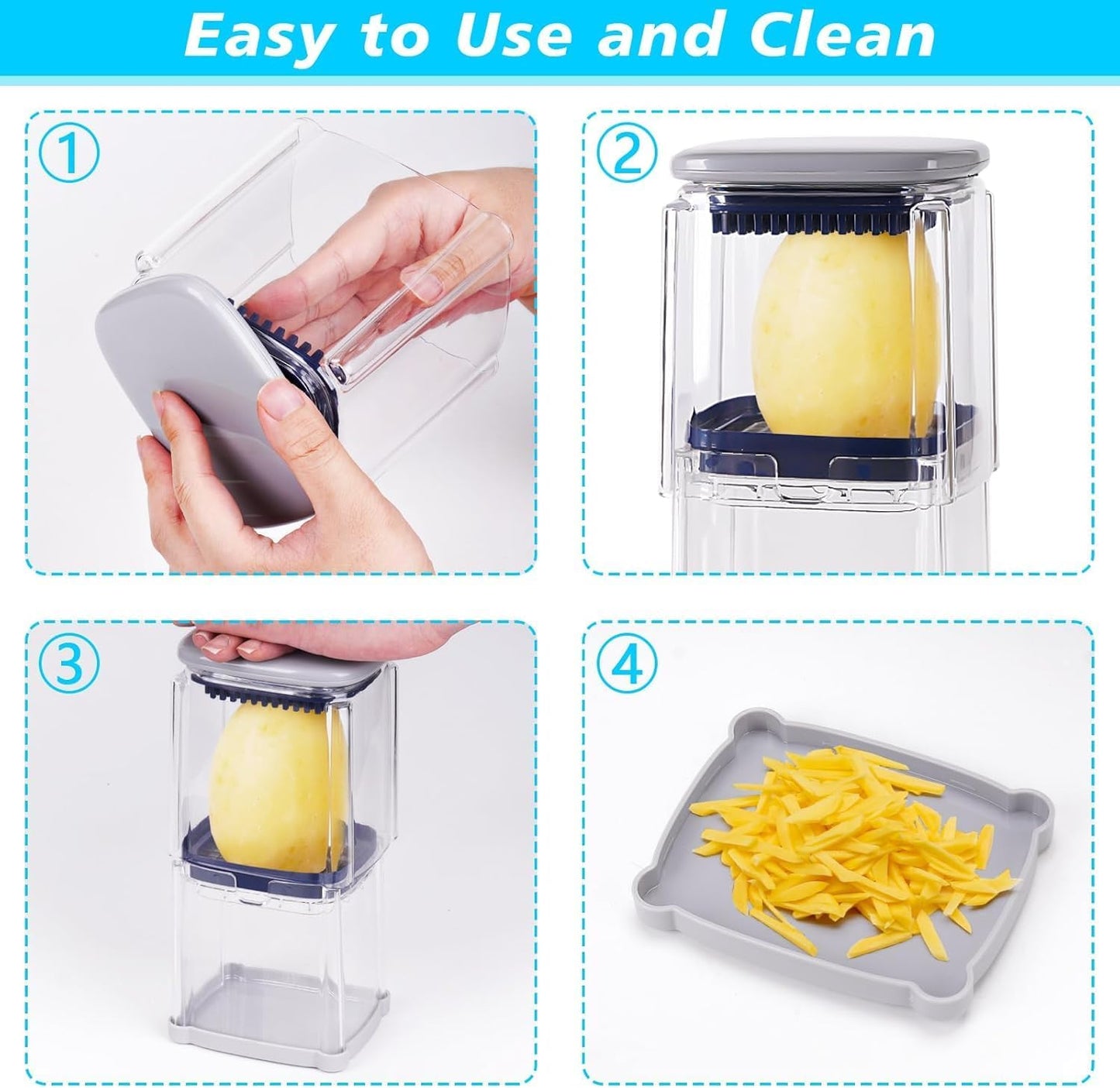 4-in-1 French Fry Cutter