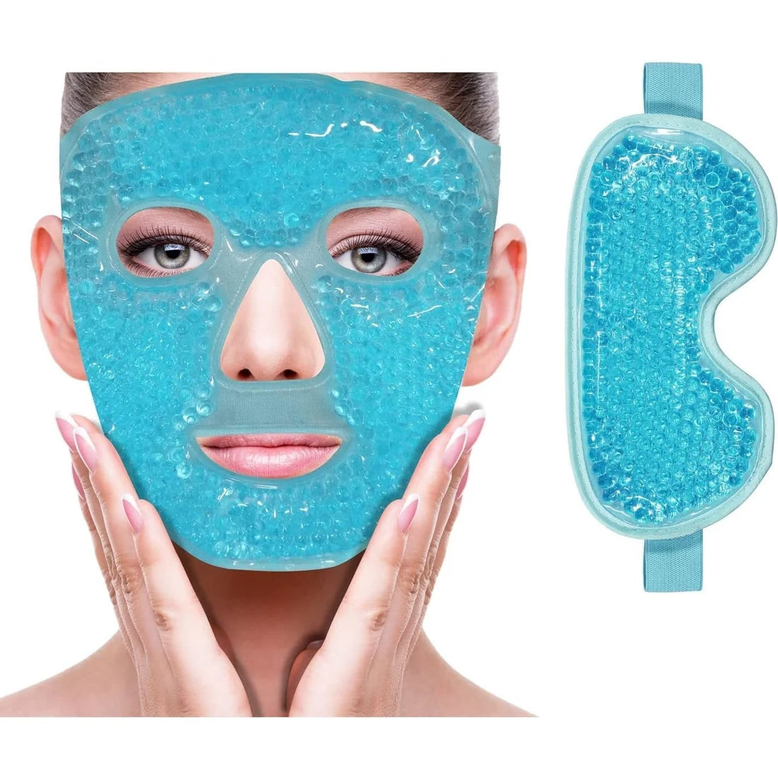 Reusable Gel Face Mask – Hot & Cold Therapy Mask