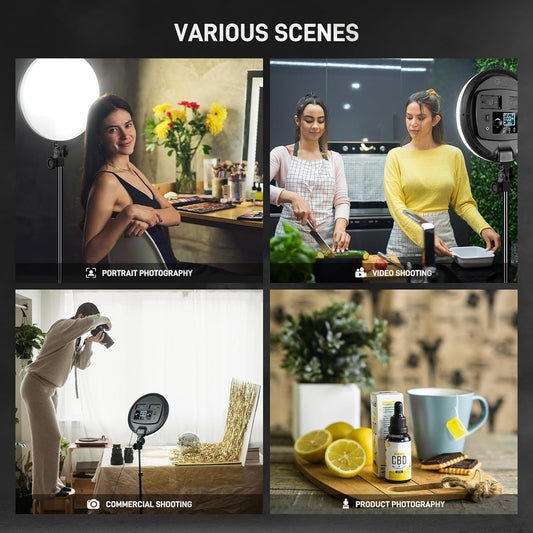 LED Lamp Round Panel Lights for Photography- PF26