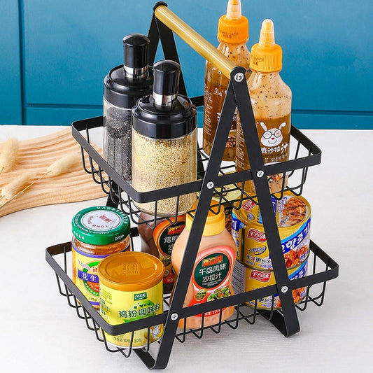 3 Tier Iron Storage Basket