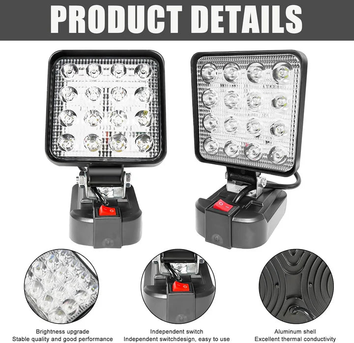 LED Work Light Battery Portable