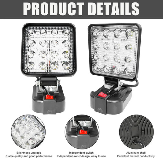 LED Work Light Battery Portable