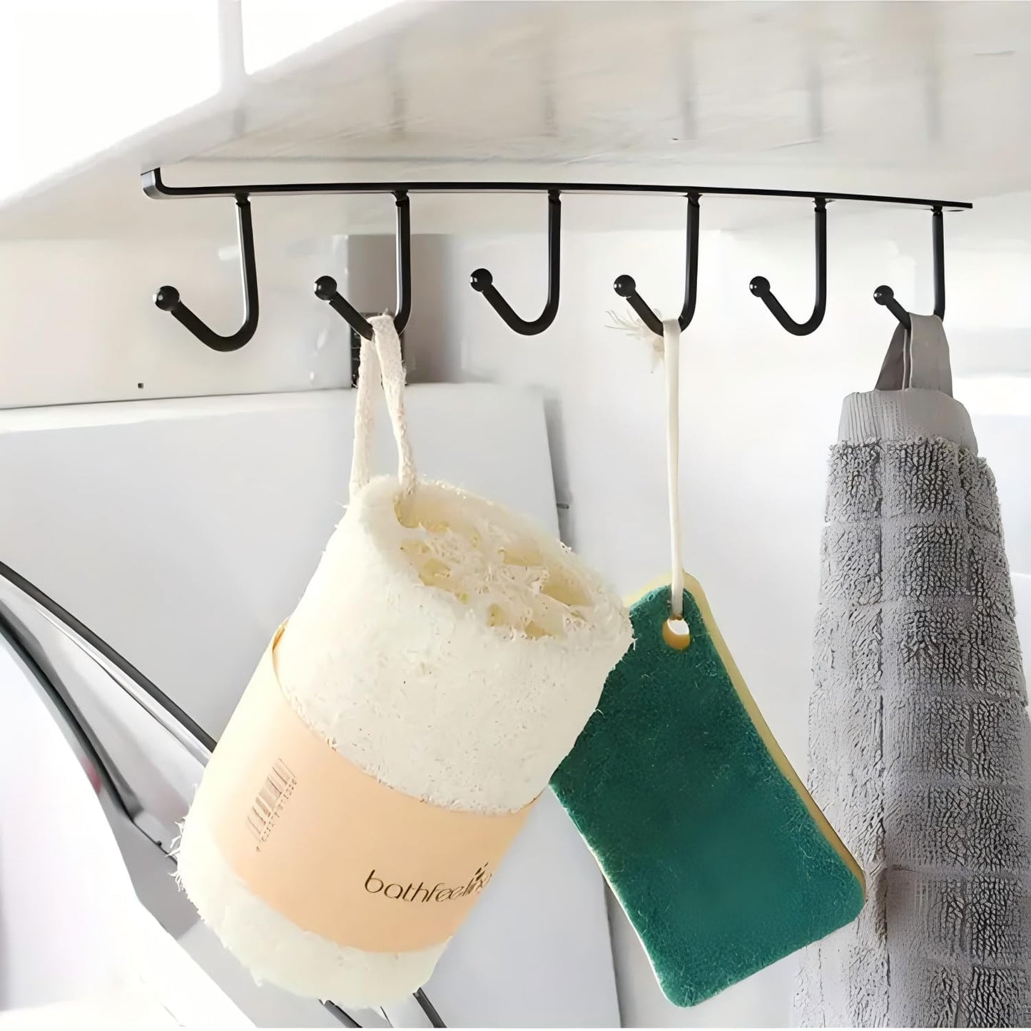 Hook Storage Rack Cabinet Metal Frame