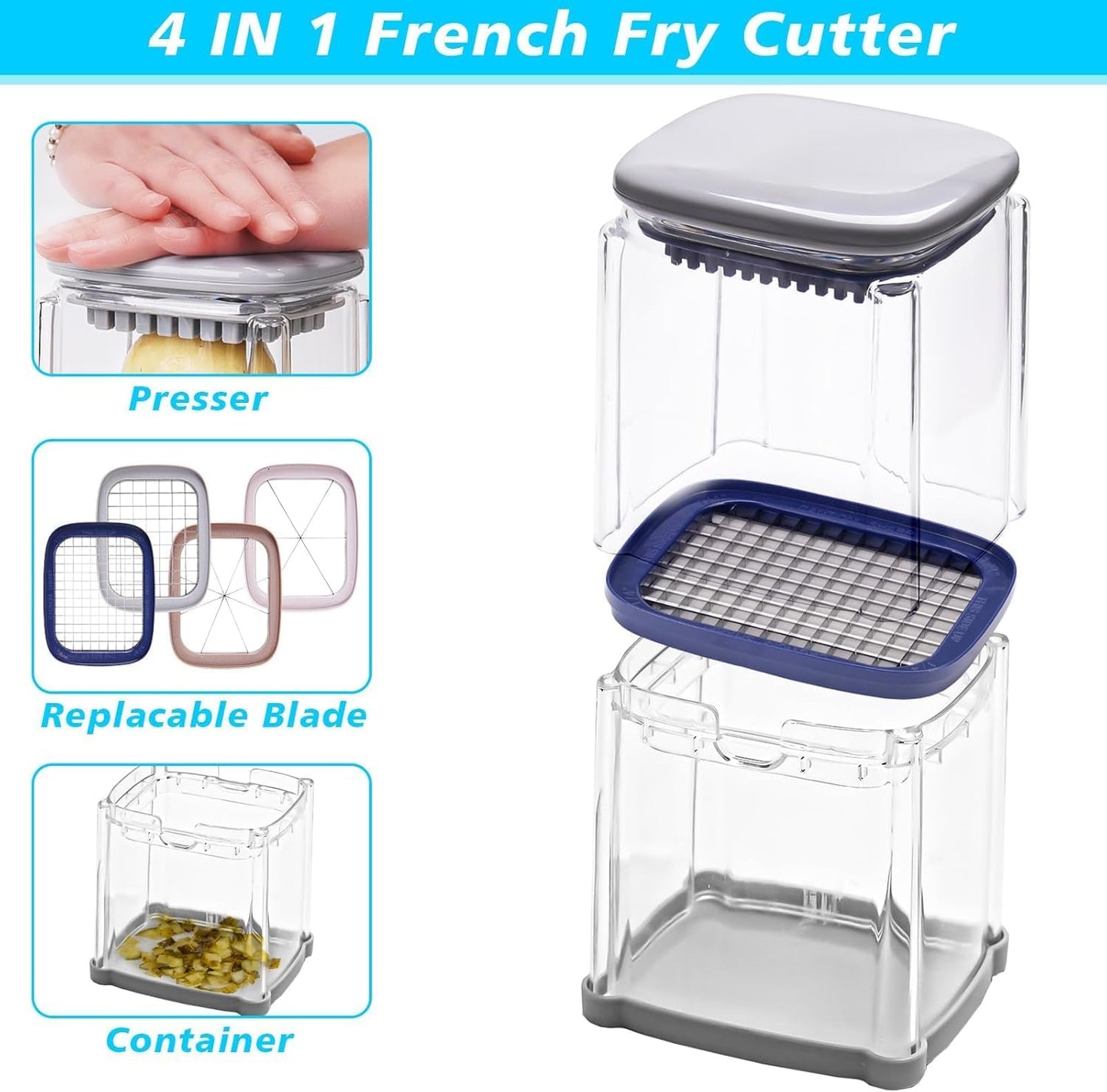 4-in-1 French Fry Cutter