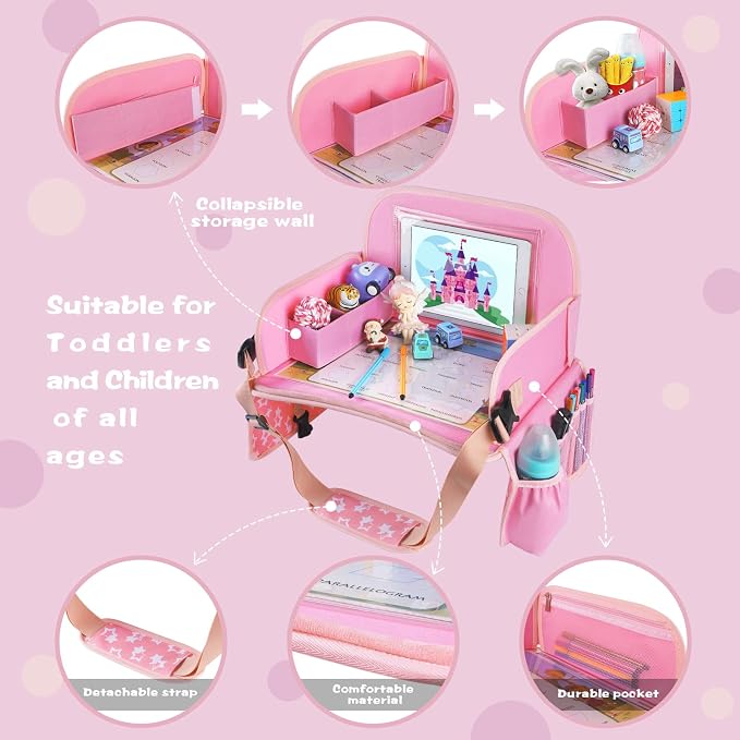 Kids Car Travel Tray โ Drawing & Activity Board ๐๐จ