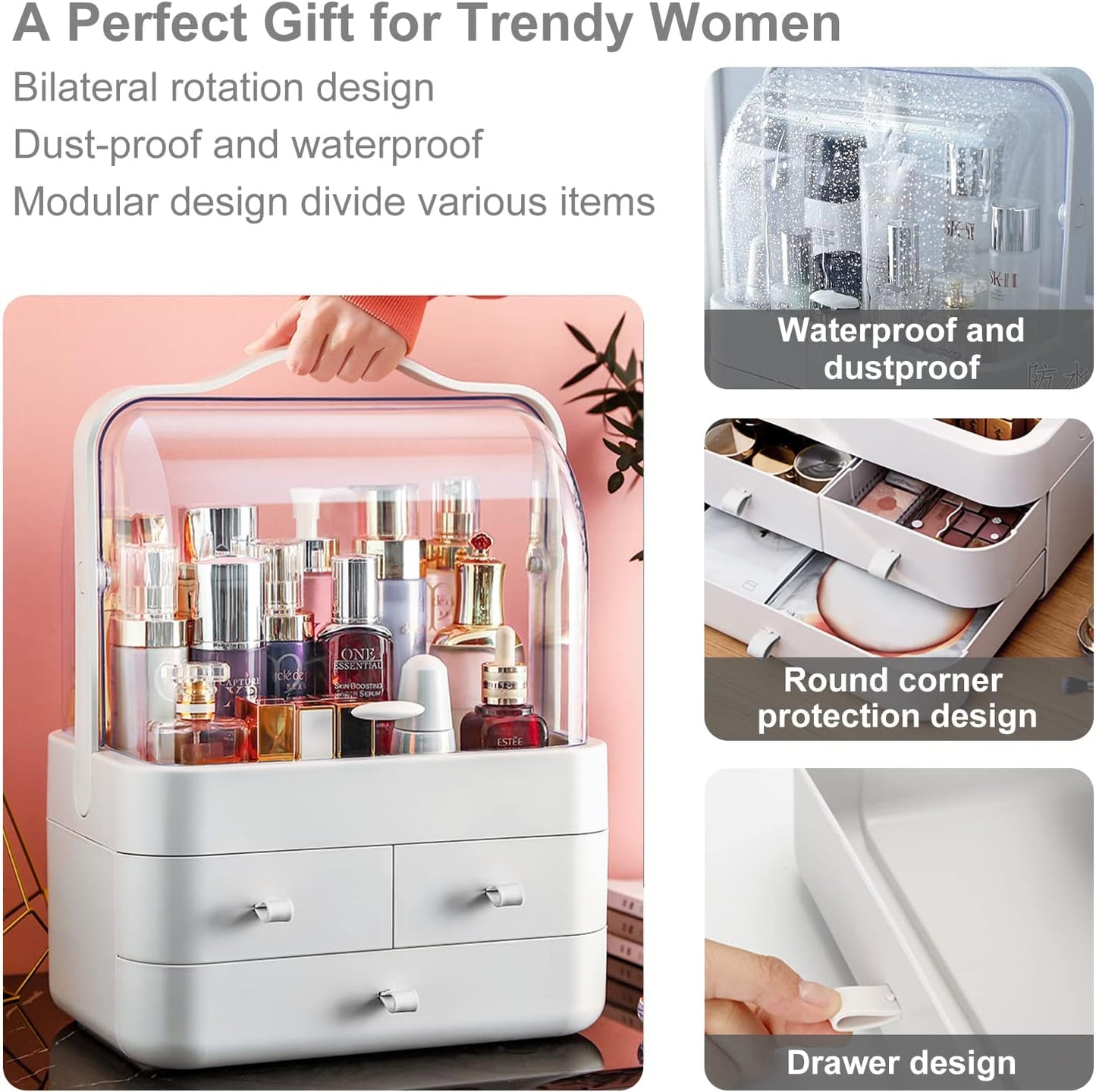 Cosmetics Skincare Organizer Box