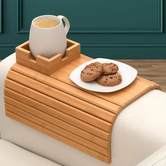 Bamboo Couch Armrest Table