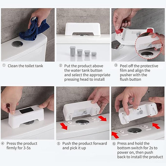 Touchless Toilet Flush Sensor – Automatic Infrared Flusher