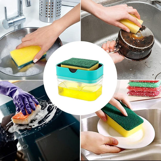 2 in 1 Soap Pump Plastic Dispenser