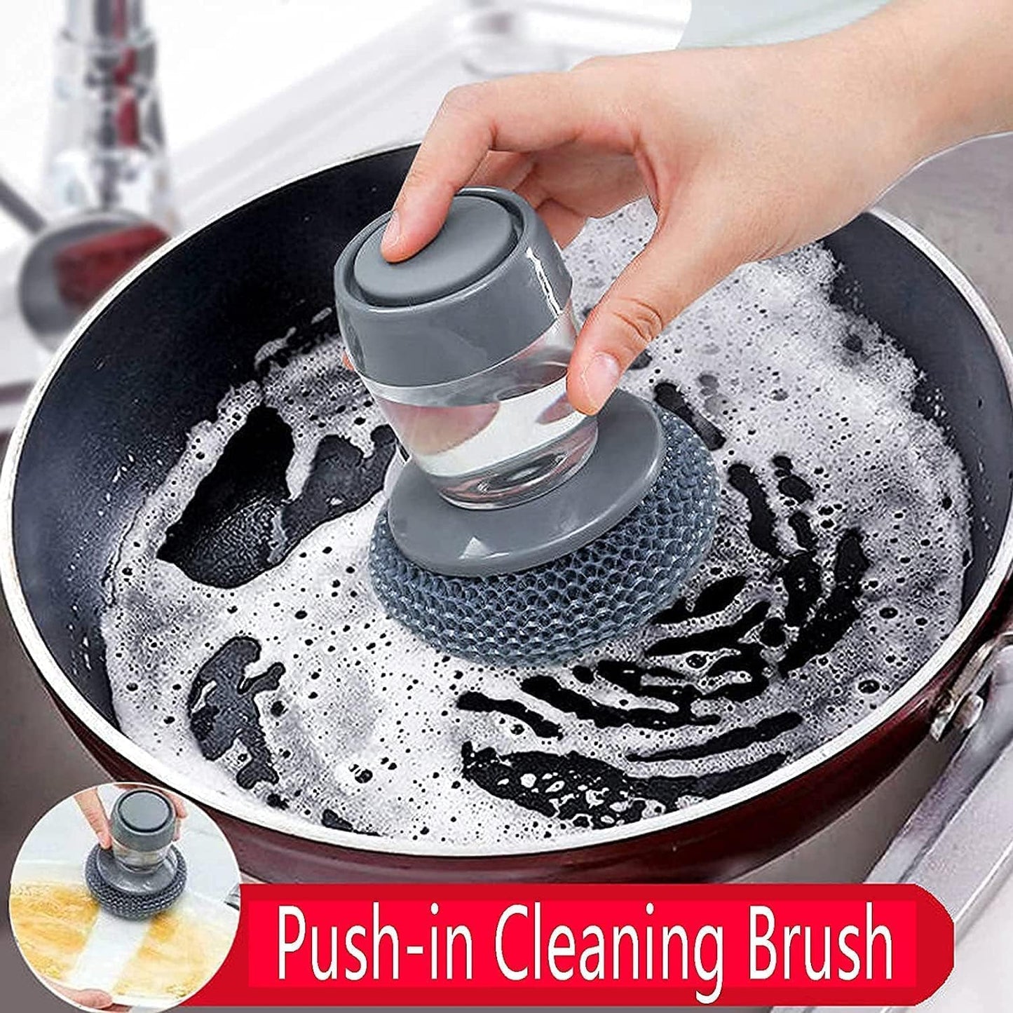 Dish Bowl Washing Brush