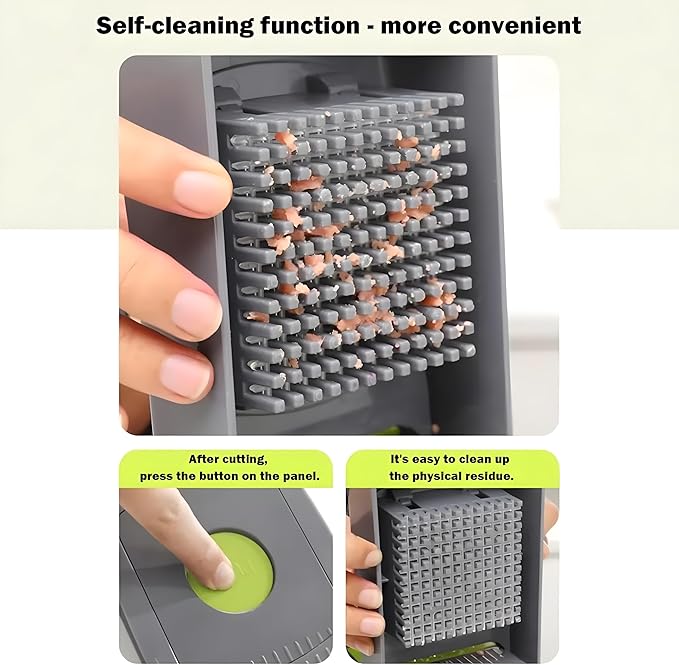 Multifunctional Kitchen Gadget: Vegetable Chopper, Fruit Slicer, and Grater