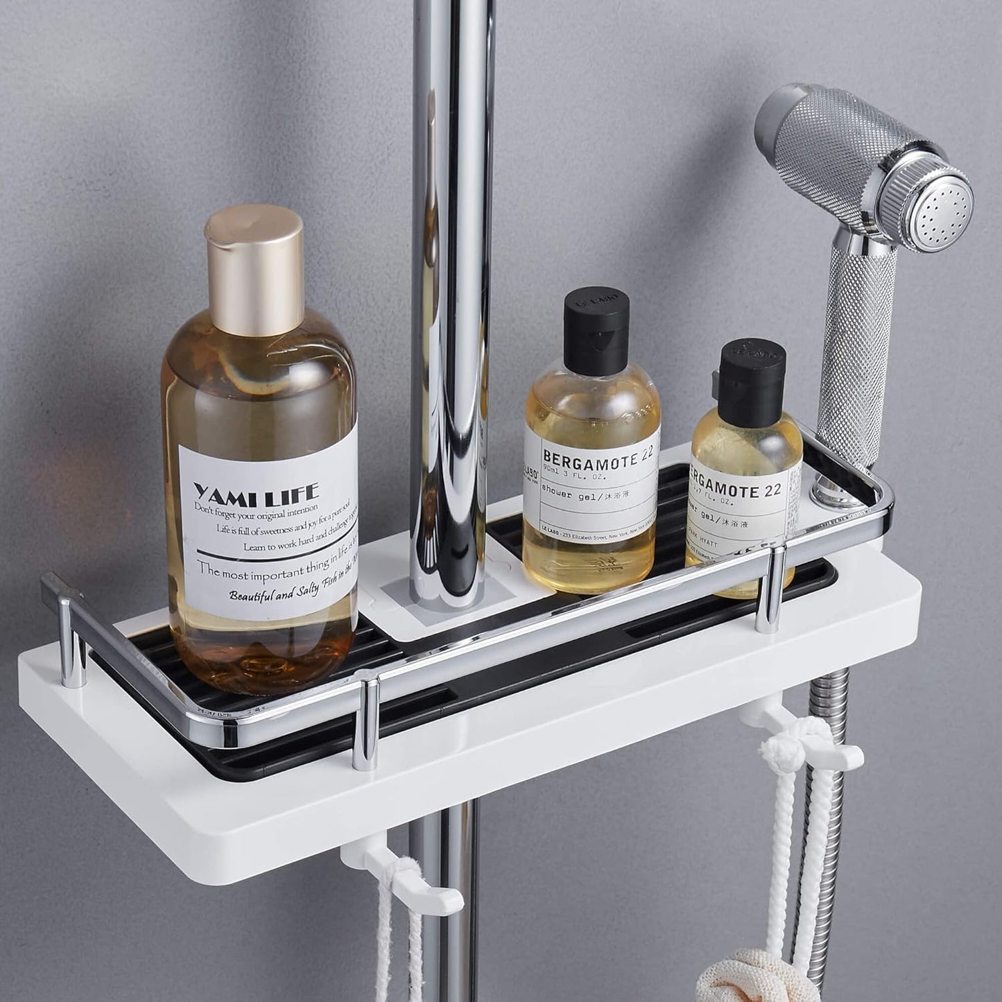Hoomtaook Shower Rack for Shower Rod