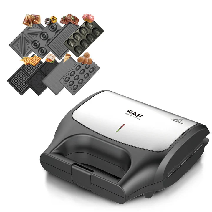 RAF 8 in 1 Sandwich Waffle Maker