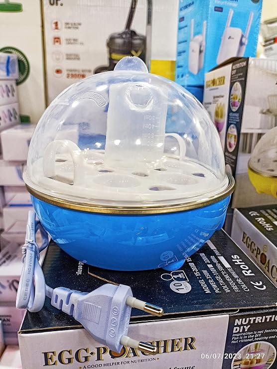 Electric Egg Poacher & Steamer – Multi-Egg Breakfast Cooker 🥚✨